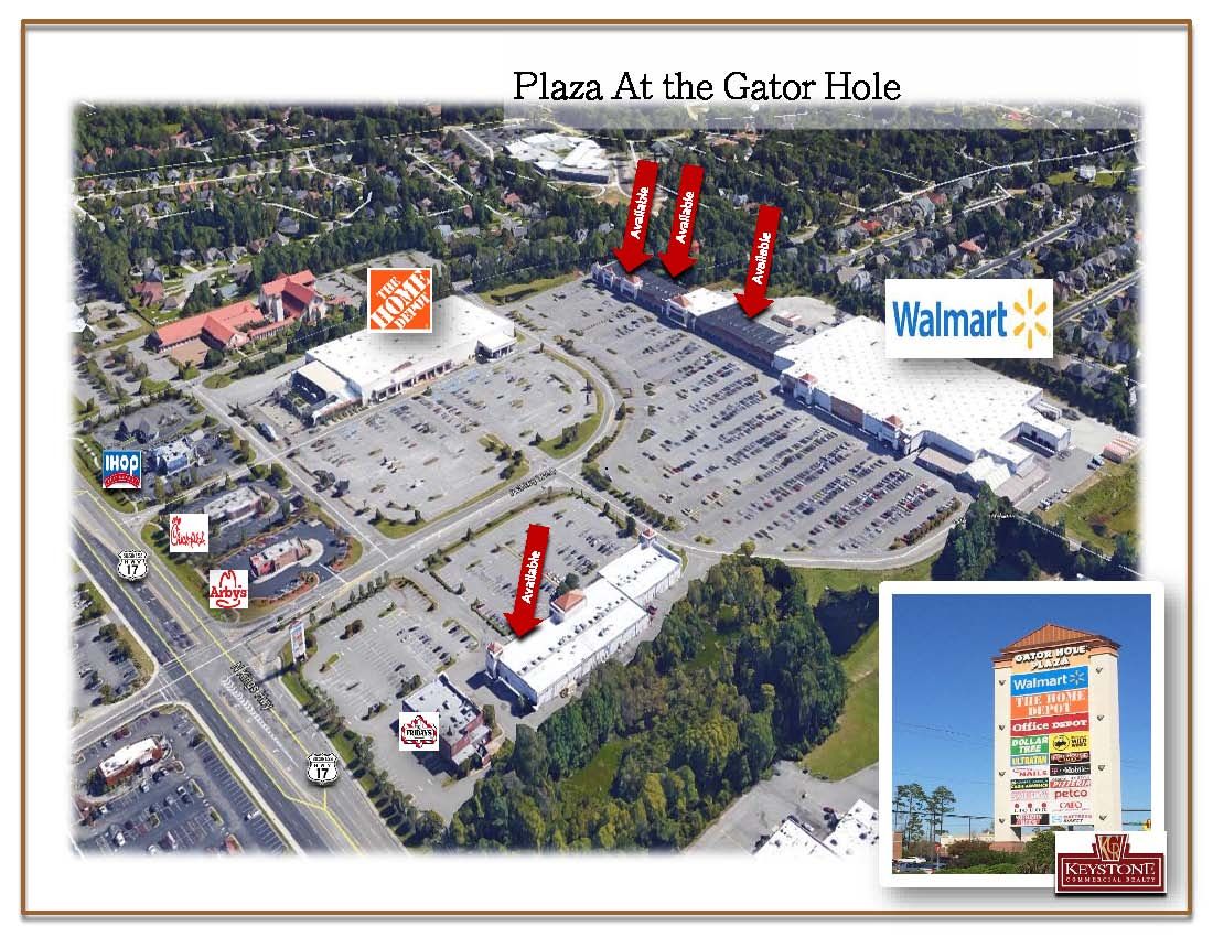 Plaza at the Gator Hole-6,000 SF-Unit 27, Retail/Office Space For Lease North Myrtle Beach, SC: 550 Highway 17 N, North Myrtle Beach, SC 29582